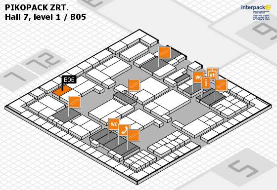 Interpack 2014 - Hall 7 map